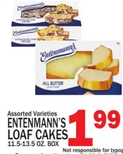 C Town ENTENMANN'S LOAF CAKES offer