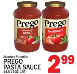 C Town PREGO PASTA SAUCE offer
