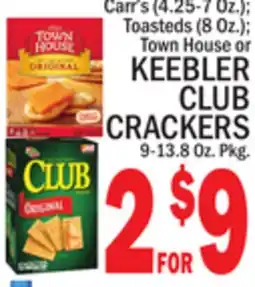C Town KEEBLER CLUB CRACKERS offer