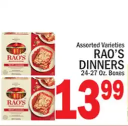 C Town RAO'S DINNERS offer