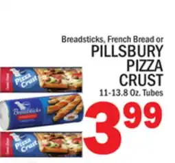 C Town Breadsticks, French Bread or PILLSBURY PIZZA CRUST offer