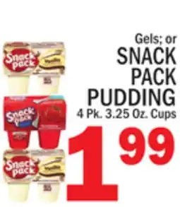 C Town SNACK PACK PUDDING offer