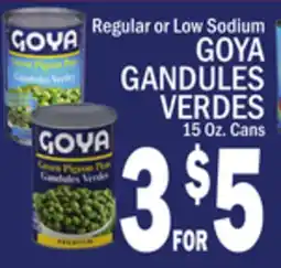 C Town GOYA GANDULES VERDES offer
