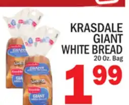 C Town KRASDALE GIANT WHITE BREAD offer