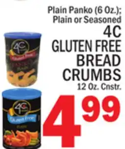 C Town 4C GLUTEN FREE BREAD CRUMBS offer