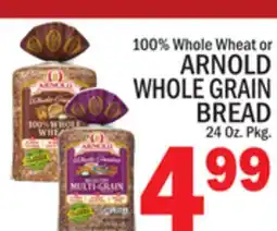 C Town ARNOLD WHOLE GRAIN BREAD offer