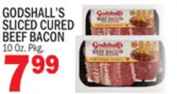 C Town GODSHALL'S SLICED CURED BEEF BACON offer