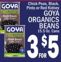 C Town GOYA ORGANICS BEANS offer