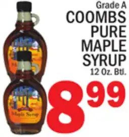 C Town COOMBS PURE MAPLE SYRUP offer