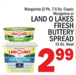 C Town LAND O LAKES FRESH BUTTERY SPREAD offer