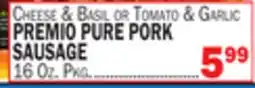 C Town PREMIO PURE PORK SAUSAGE offer