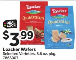 Stop&Shop Loacker Wafers offer