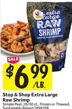 Stop&Shop Stop & Shop Extra Large Raw Shrimp offer