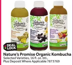 Stop&Shop Nature's Promise Organic Kombucha offer