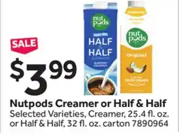 Stop&Shop Nutpods Creamer or Half & Half offer