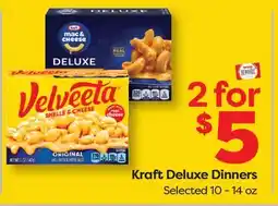 Weis Markets Kraft Deluxe Dinners offer