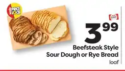 Weis Markets Beefsteak Style Sour Dough or Rye Bread offer