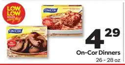 Weis Markets On-Cor Dinners offer