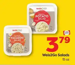 Weis Markets Weis2Go Salads offer
