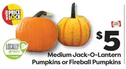 Weis Markets Medium Jack-O-Lantern Pumpkins or Fireball Pumpkins offer