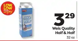 Weis Markets Weis Quality Half & Half offer