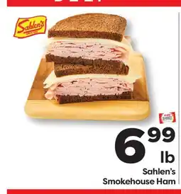Weis Markets Sahlen's Smokehouse Ham offer
