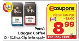 Weis Markets Peet's Bagged Coffee offer