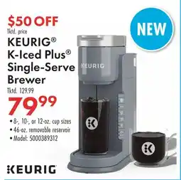 Boscov's KEURIG K-Iced Plus Single-Serve Brewer offer