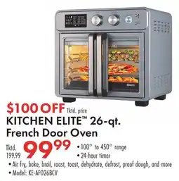 Boscov's KITCHEN ELITE 26-qt. French Door Oven offer