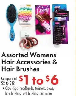 Boscov's Assorted Womens Hair Accessories & Hair Brushes offer