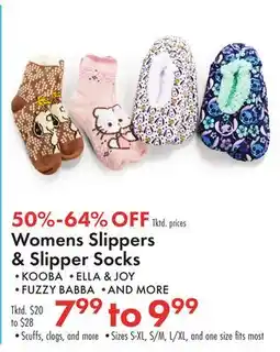 Boscov's Womens Slippers & Slipper Socks offer