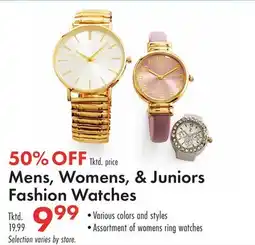 Boscov's Mens, Women's, & Juniors Fashion Watches offer