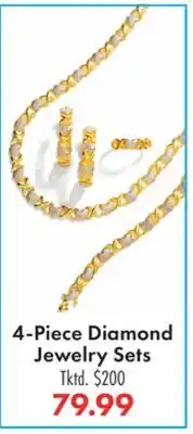 Boscov's 4-Piece Diamond Jewelry Sets offer