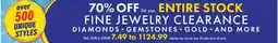 Boscov's FINE JEWELRY CLEARANCE offer