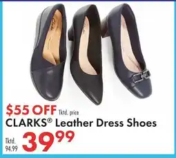 Boscov's CLARKS Leather Dress Shoes offer