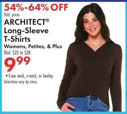 Boscov's ARCHITECT Long-Sleeve T-Shirts offer
