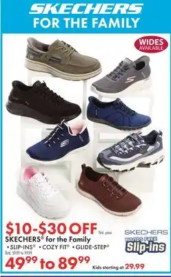 Boscov's SKECHERS for the family offer