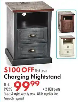 Boscov's Charging Nightstand offer