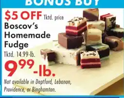 Boscov's Boscov's Homemade Fudge offer
