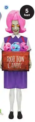 Lowe's 5-ft Rotton Candy Girl Animatronic offer