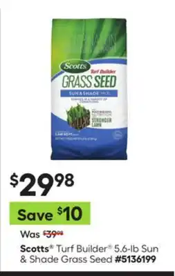 Lowe's Turf Builder 5.6-lb Sun & Shade Grass Seed offer