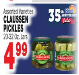 Bravo Supermarkets CLAUSSEN PICKLES offer