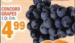 Bravo Supermarkets CONCORD GRAPES offer