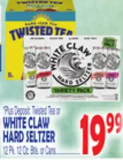Bravo Supermarkets WHITE CLAW HARD SELTZER offer