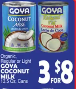 Bravo Supermarkets GOYA COCONUT MILK offer