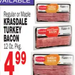 Bravo Supermarkets KRASDALE TURKEY BACON offer