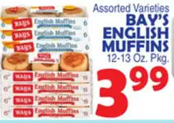 Bravo Supermarkets BAY'S ENGLISH MUFFINS offer