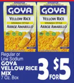 Bravo Supermarkets GOYA YELLOW RICE MIX offer