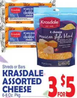 Bravo Supermarkets KRASDALE ASSORTED CHEESE offer