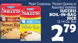 Bravo Supermarkets SUCCESS BOIL-IN-BAG RICE offer
